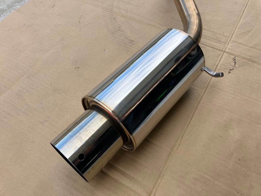 N1★コペンL880K オールステンマフラー 右片側出し