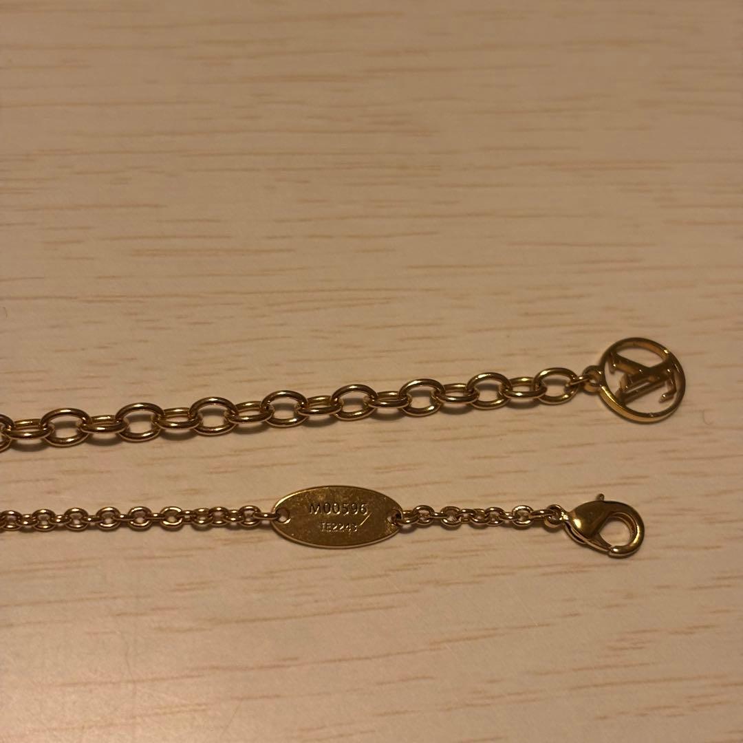 ルイヴィトン ネックレス LV アイコニック ゴールド