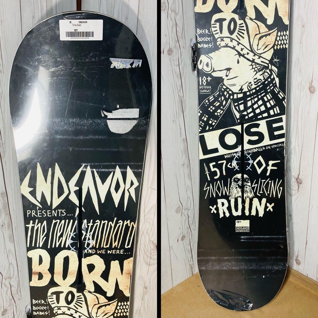 未使用 ENDEAVOR the new standard スノーボード 157