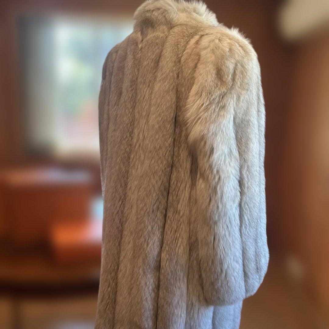 稀少◆HERMES エルメス　ミンクロングコート　毛皮　ヴィンテージ