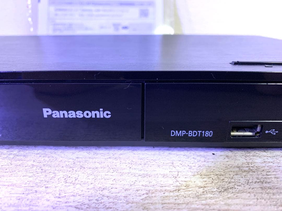4K対応のPanasonic BRプレーヤー DMP-BDT180 2022年製
