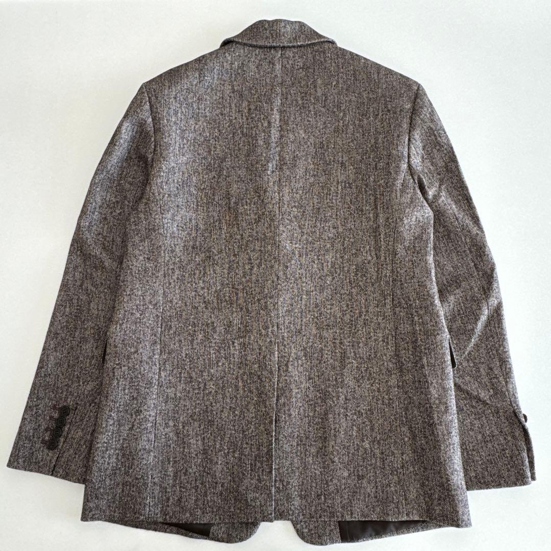 菊池京子 K.K closet ヘリンボーンジャケット ブラウン