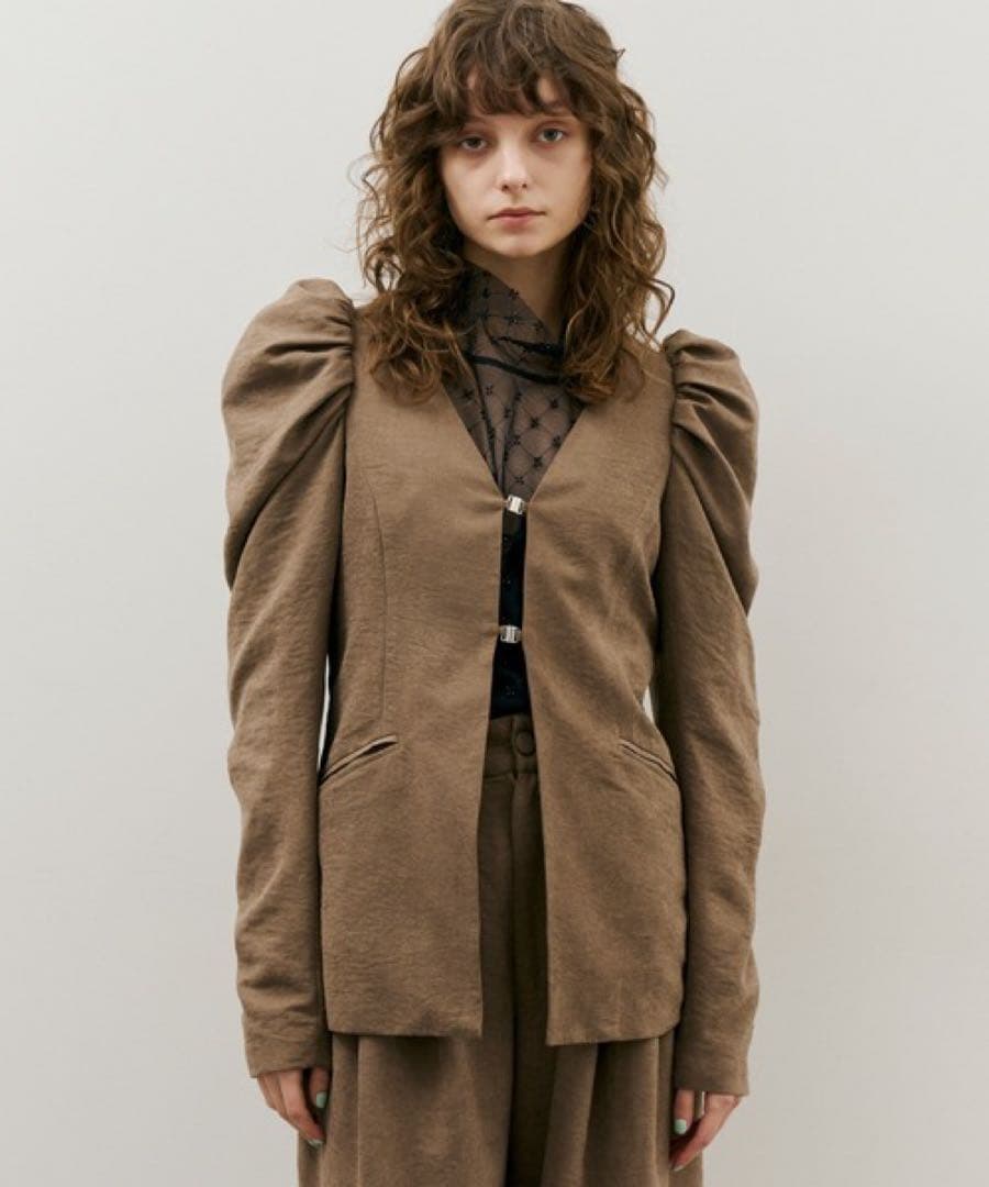 J1U BY ラベルエチュード　クラシカルパフスリーブジャケット　3点セット