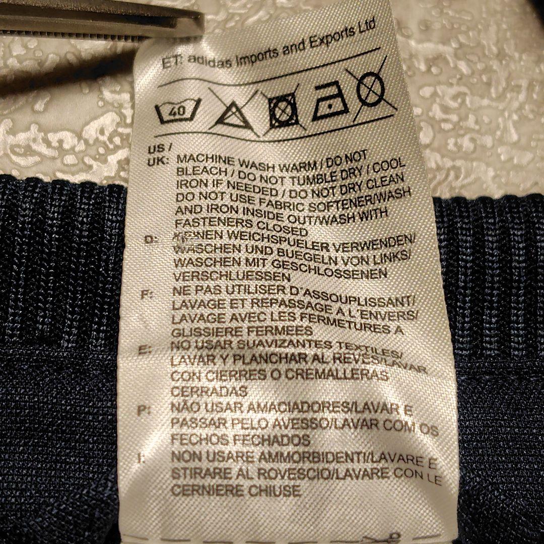 adidas 2XLサイズ チェルシーロゴ入りジャケット ネイビー色 US古着