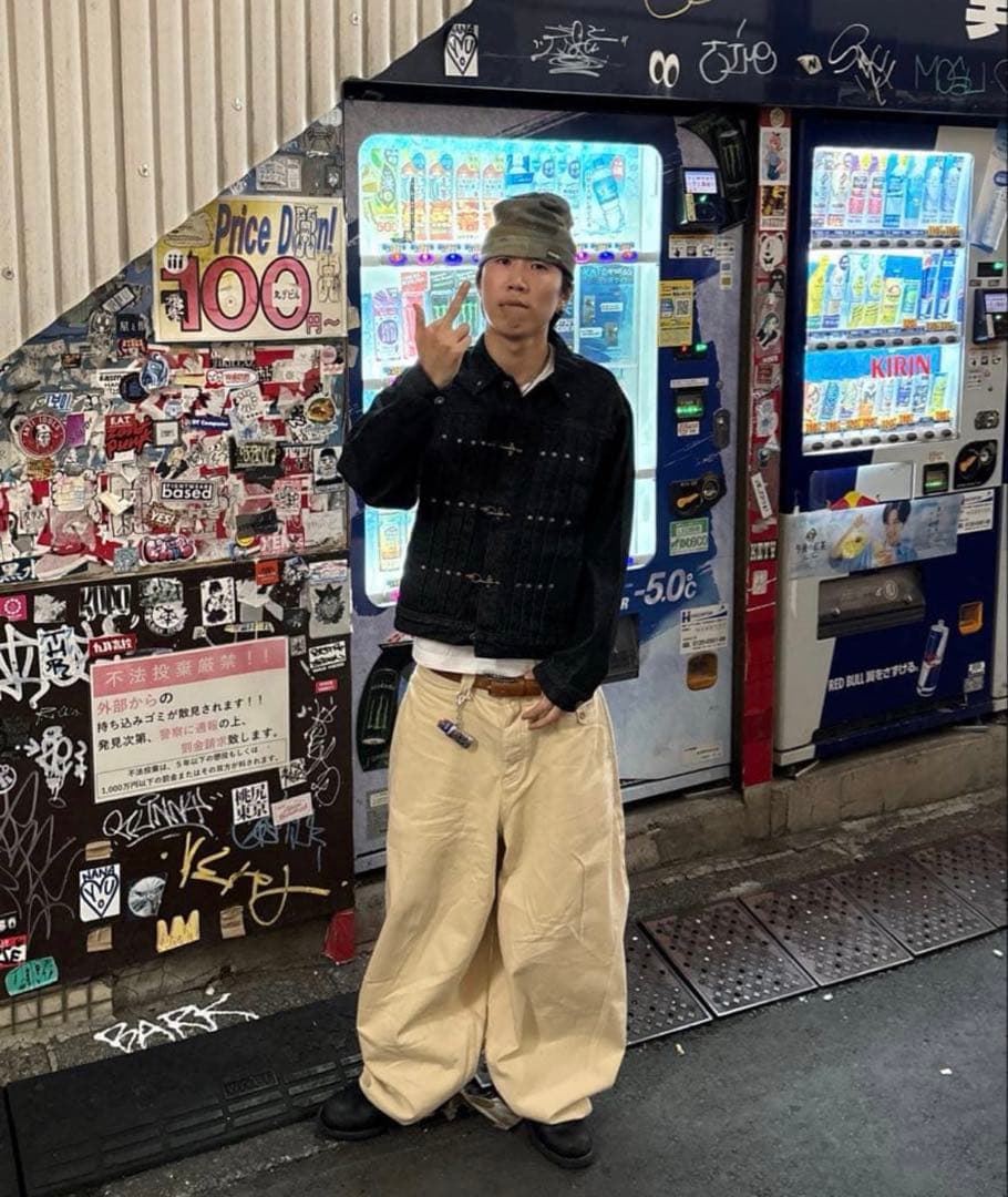 ジャケット・アウター Antidote Gemstone Buckle Denim Jacket M