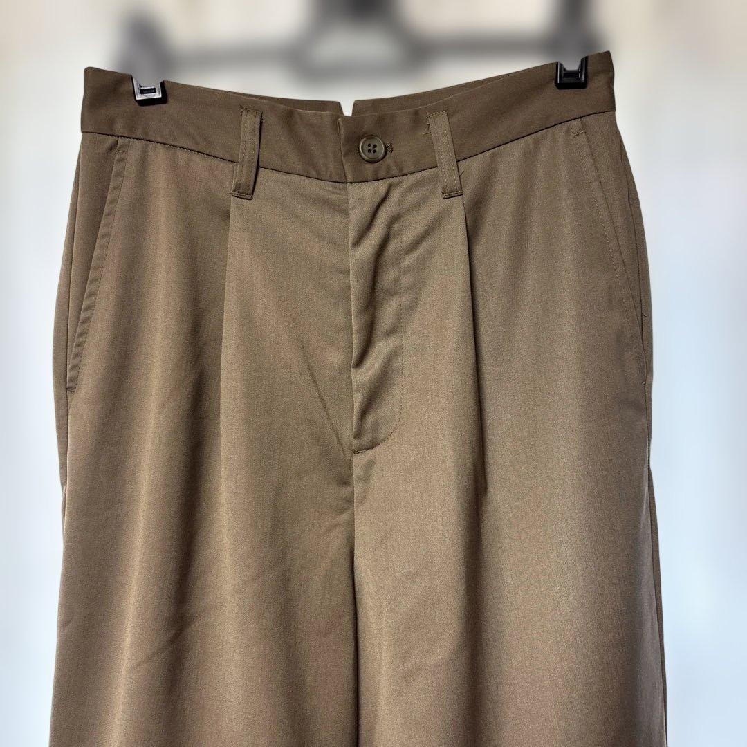 grancy チュール レイヤードデザイン スラックス　ベージュ