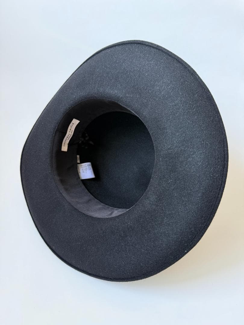 KIJIMA TAKAYUKIラビットヘアフェルト ハット（ユニセックスブラック