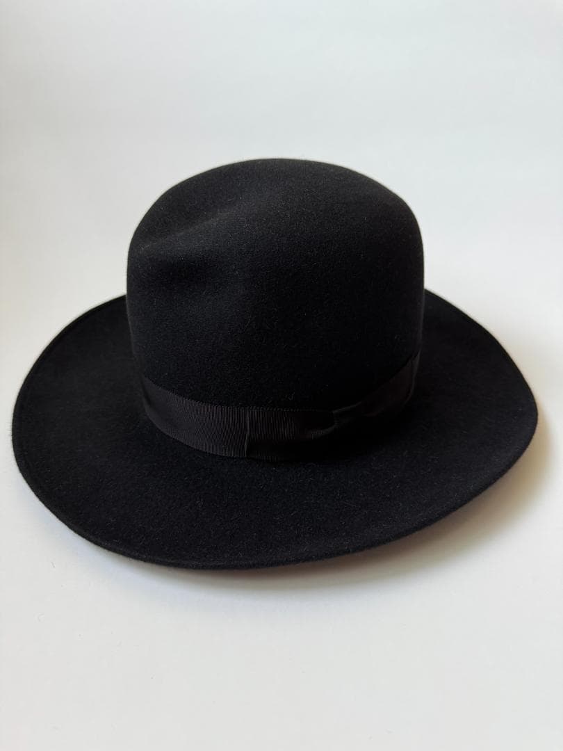 KIJIMA TAKAYUKIラビットヘアフェルト ハット（ユニセックスブラック