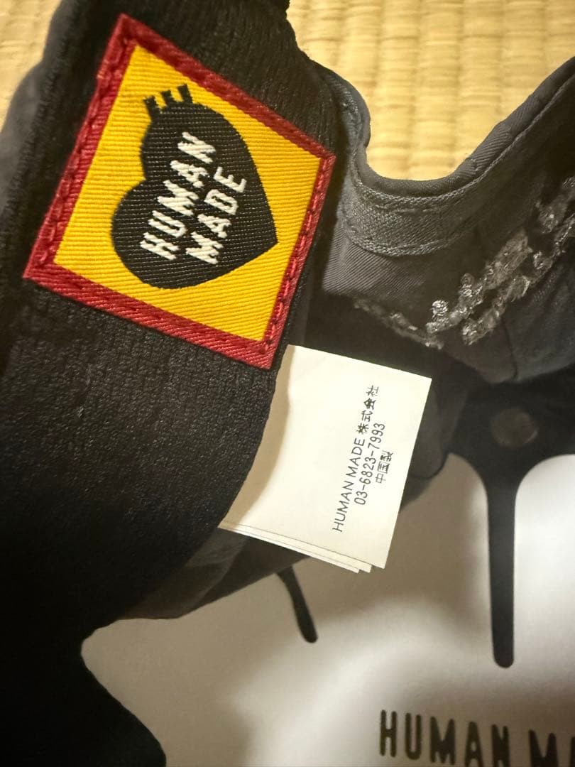 帽子 HUMAN MADE 5Panel Nylon Cap \"Charcoal\"