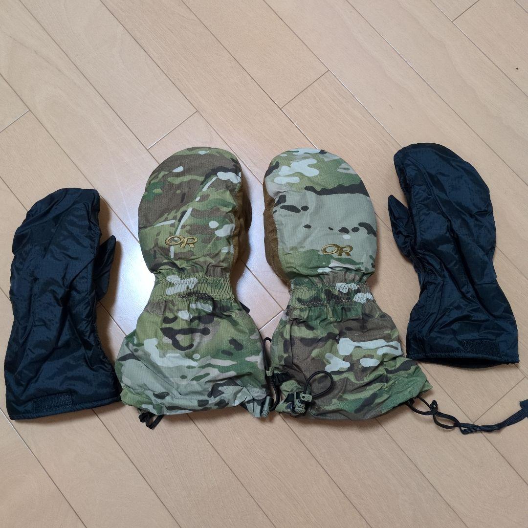 OR 迷彩 ミトン グローブ　アウトドアリサーチ マルチカム