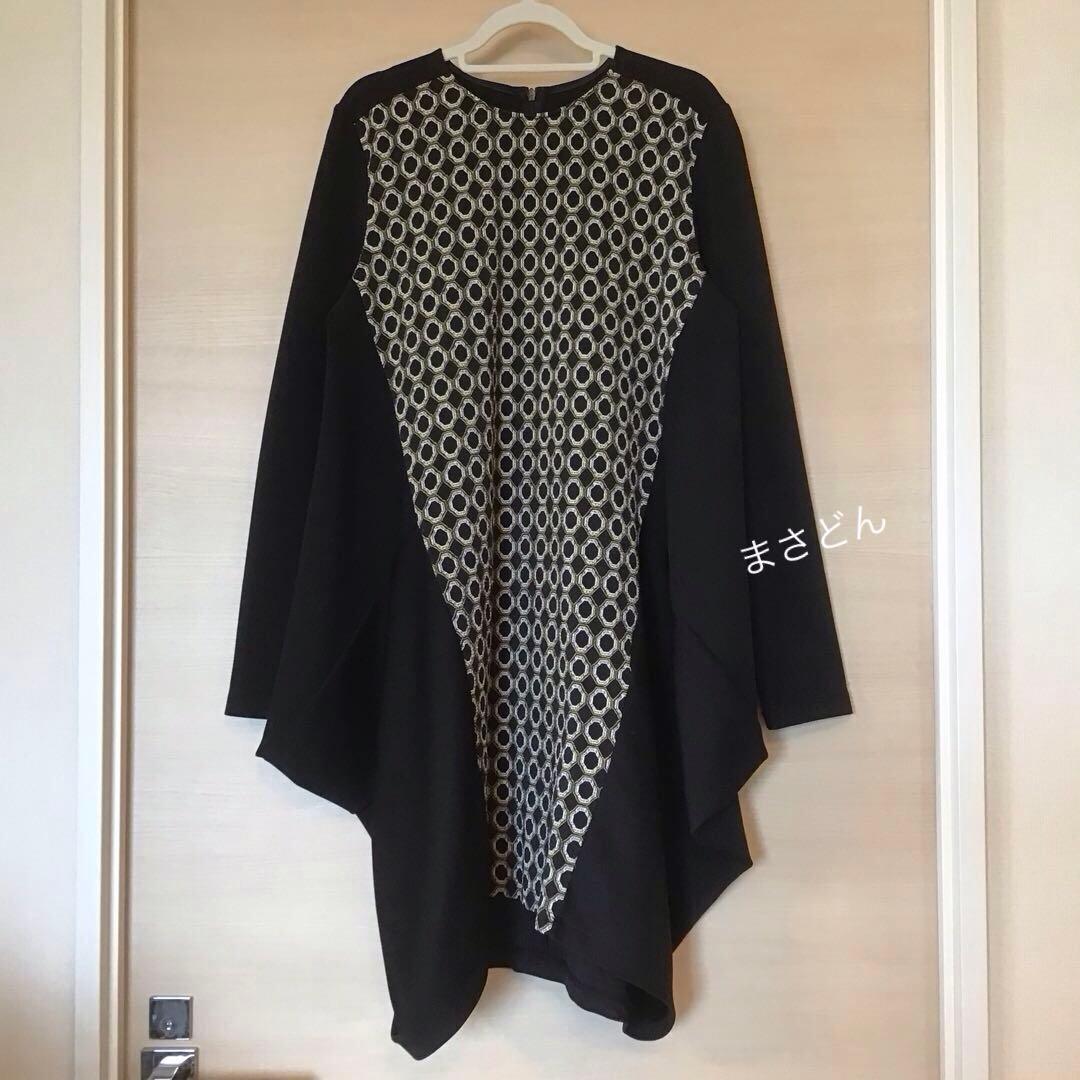 HIROKO KOSHINO 【美品・洗える】ジオメトリックパターンチュニック