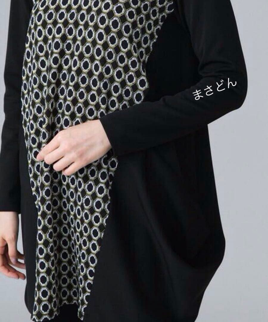 HIROKO KOSHINO 【美品・洗える】ジオメトリックパターンチュニック