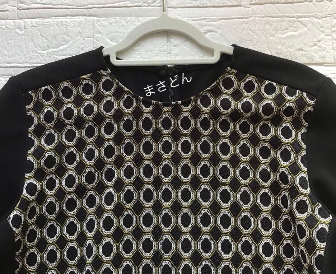 HIROKO KOSHINO 【美品・洗える】ジオメトリックパターンチュニック