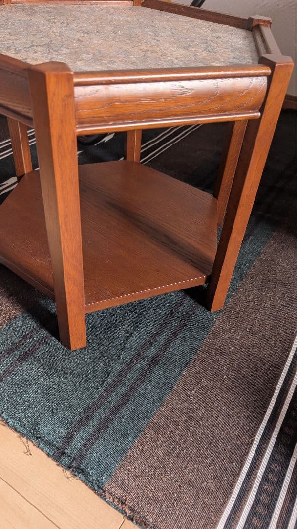 アクメファニチャー ブルックス ヘキサゴン テーブル グレー