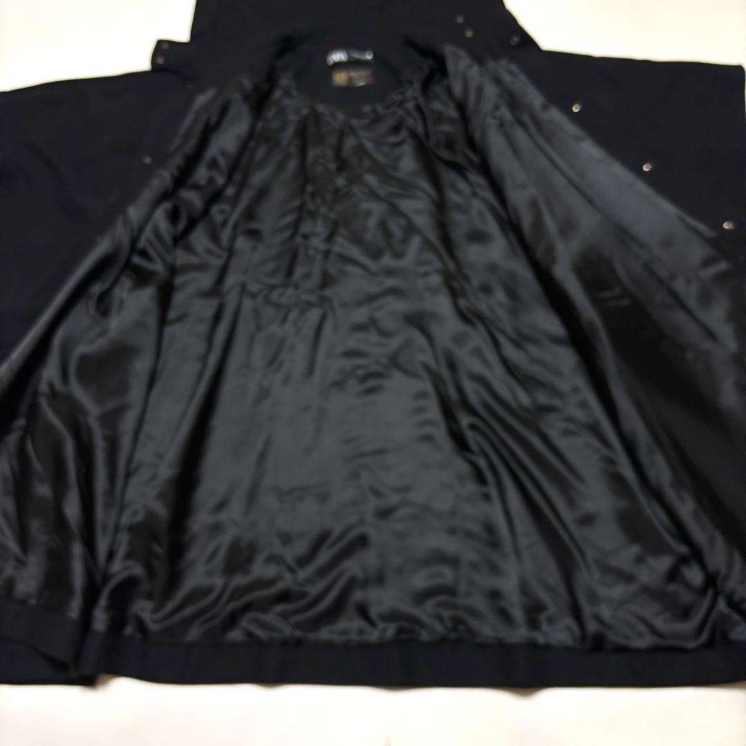 美品✨ZARA MANTECO ポンチョコート ブラック フード付き M