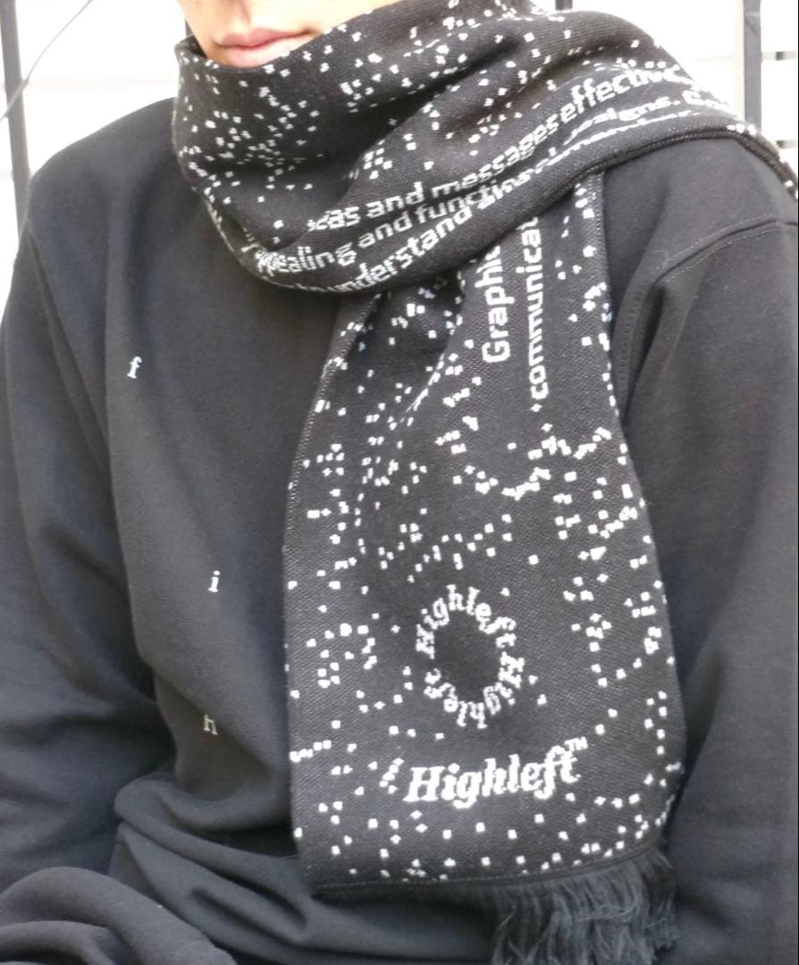 highleft マフラー　黒