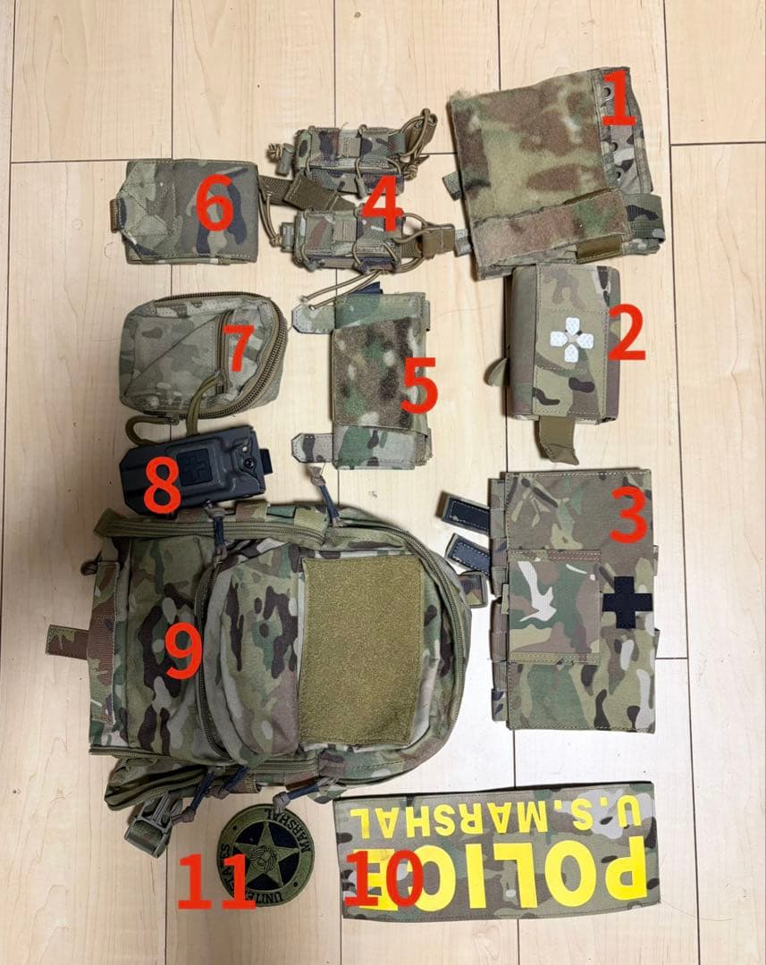 first spear Strandhogg プレートキャリア 21点装備セット