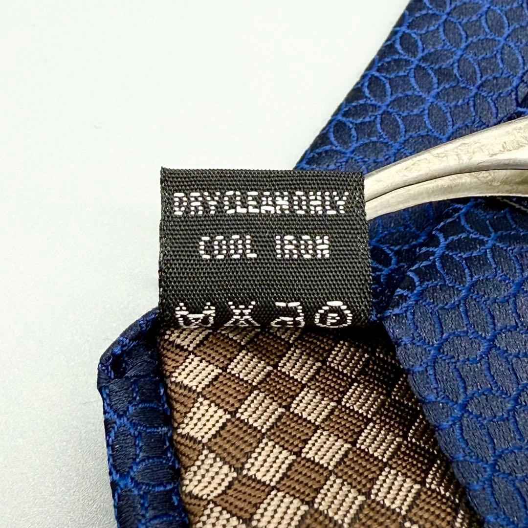 【極美品】ルイ ヴィトン ネクタイ モノグラム LVロゴ フラワー 総柄 光沢