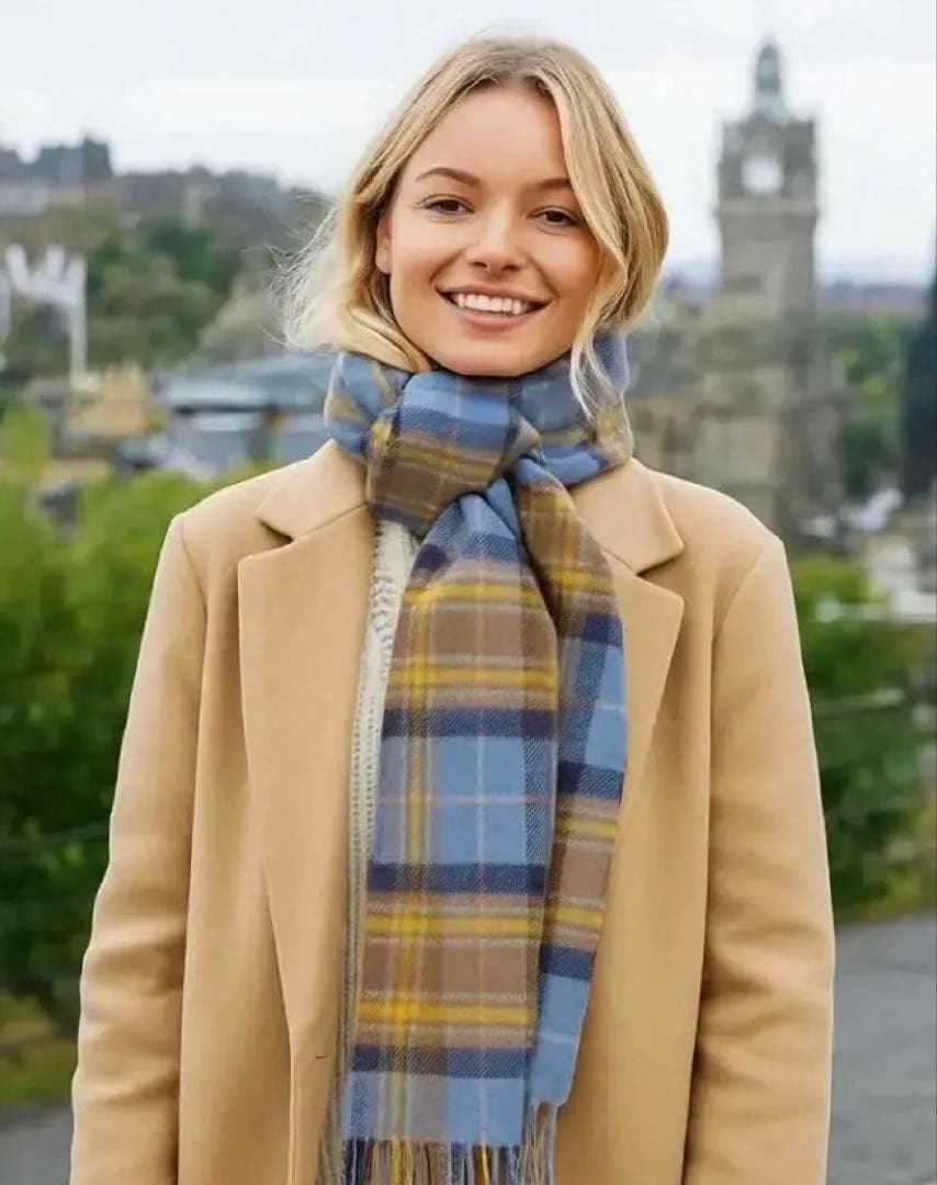 【新品】　Joshua Ellis カシミヤ100% マフラー