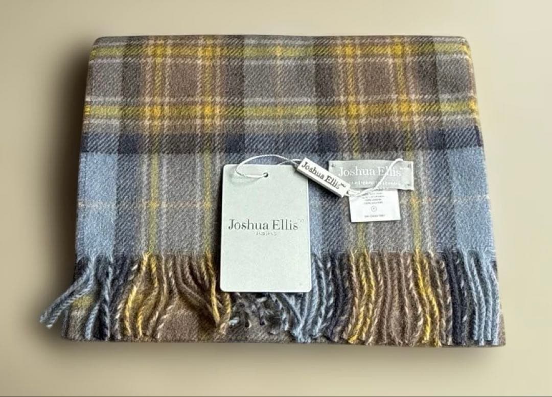 【新品】　Joshua Ellis カシミヤ100% マフラー