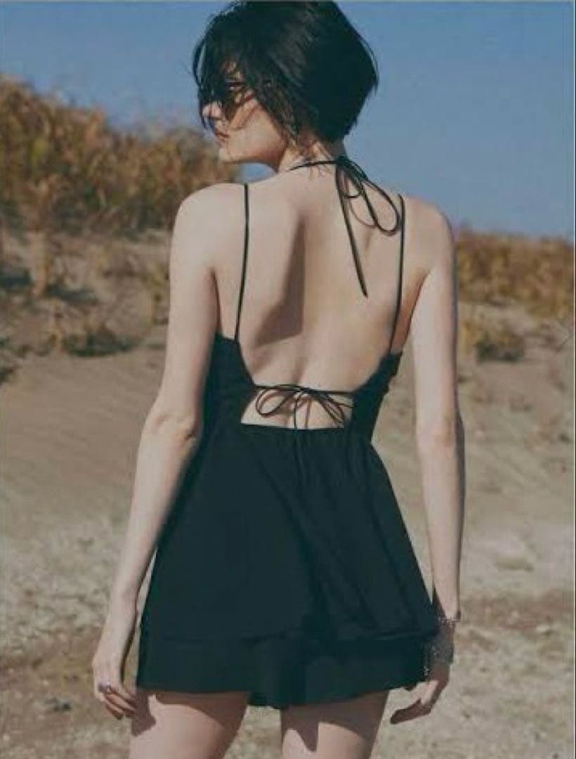 WAVE PEPLUM SWIMWEAR Ameri vintage 水着