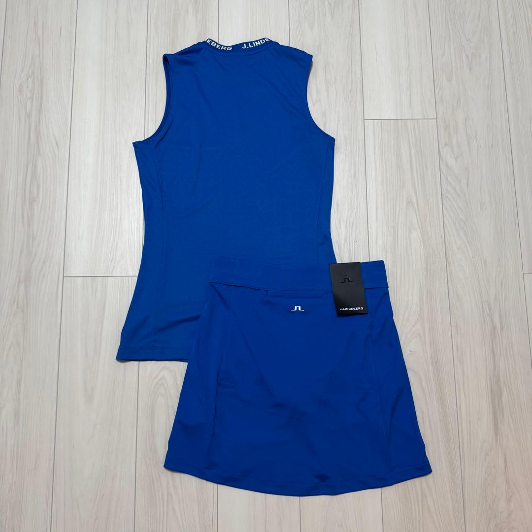 新品 JLINDBERG セットアップ ゴルフ スカート ストレッチ 速乾