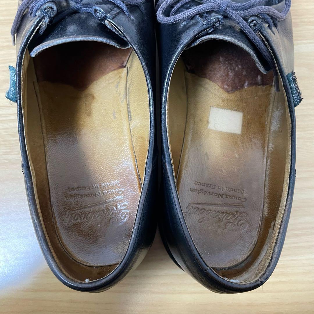 パラブーツ　ミカエル　ドレスシューズ　革靴　ブラック　42