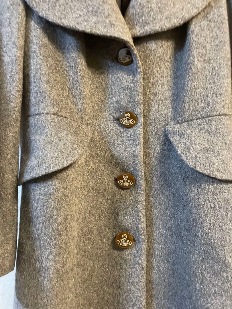✨【Vivienne Westwood】✨ハートモチーフコート（グレー）サイズ2