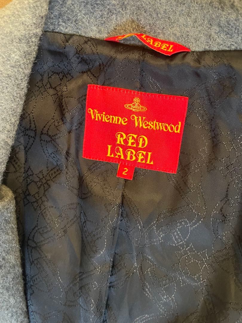 ✨【Vivienne Westwood】✨ハートモチーフコート（グレー）サイズ2
