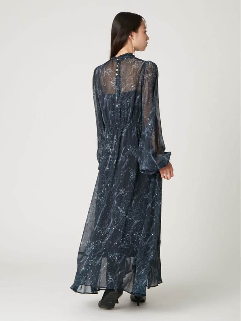 【新品未使用】FRAY I.D ホロスコーププリントリボンタイワンピース