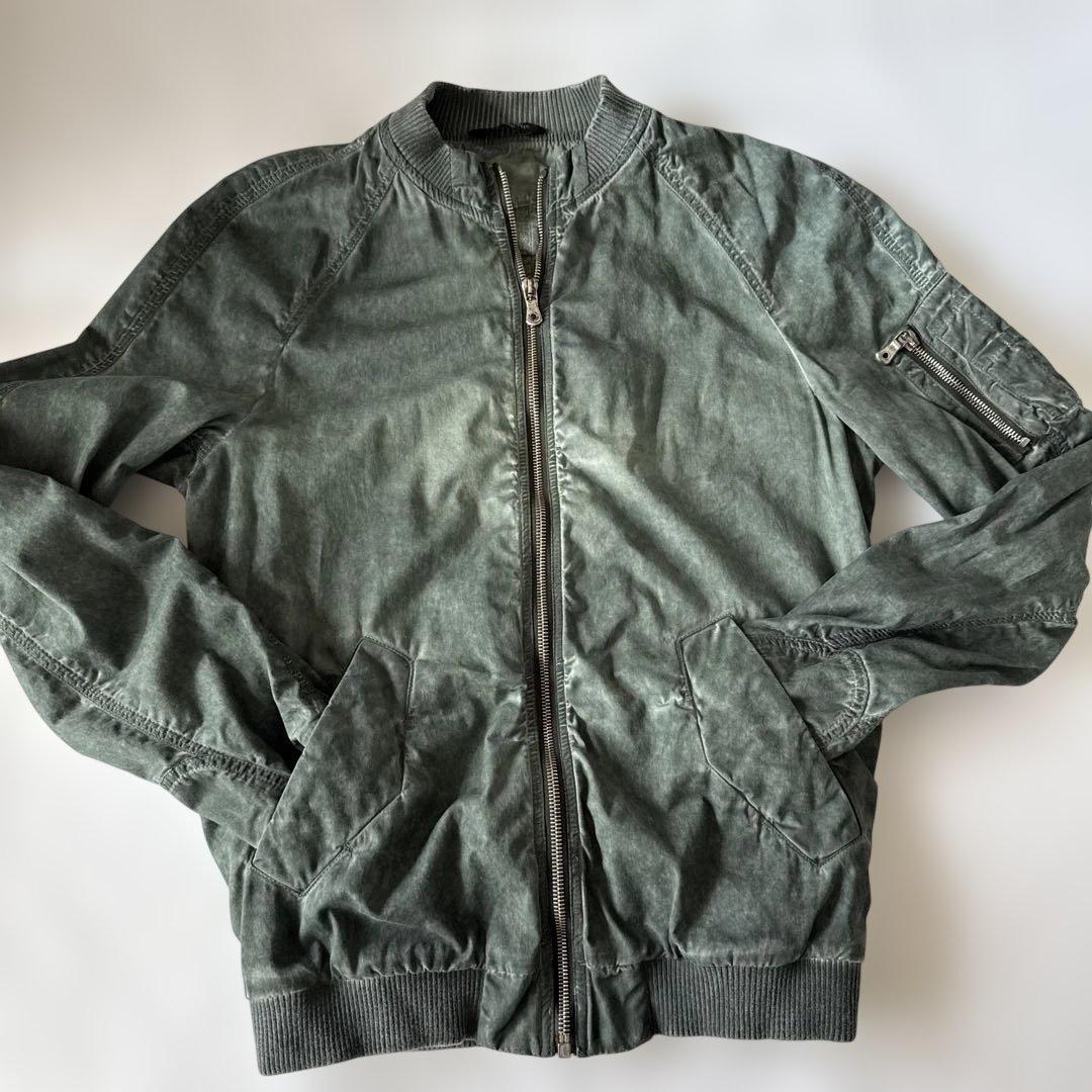 DOLCE & GABBANA MA-1 フライトジャケット グレー