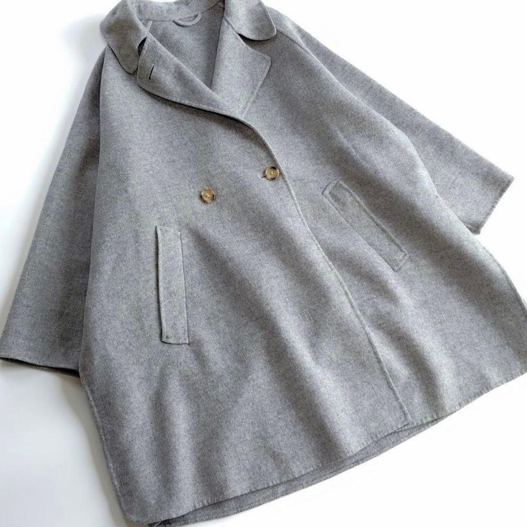 ユナイテッドアローズ　ポンチョコート　グレー