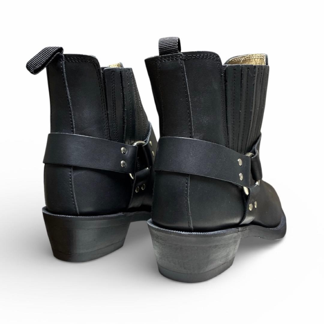 GORILLA ゴリラ サイドゴアリングブーツ スクエア BLK