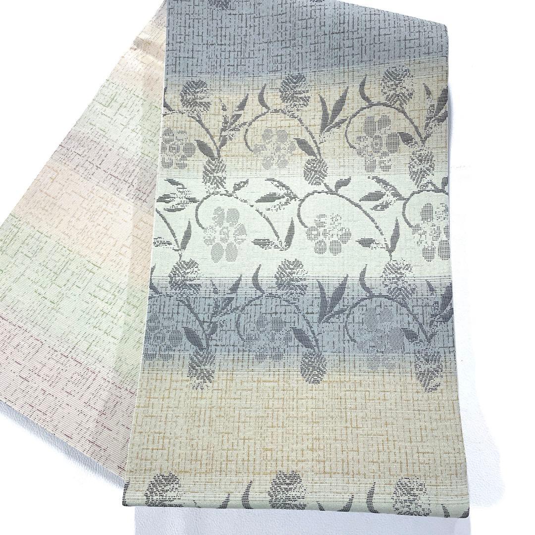 専用帯6266 ●高級 正絹 片面全通 リバーシブル 袋帯