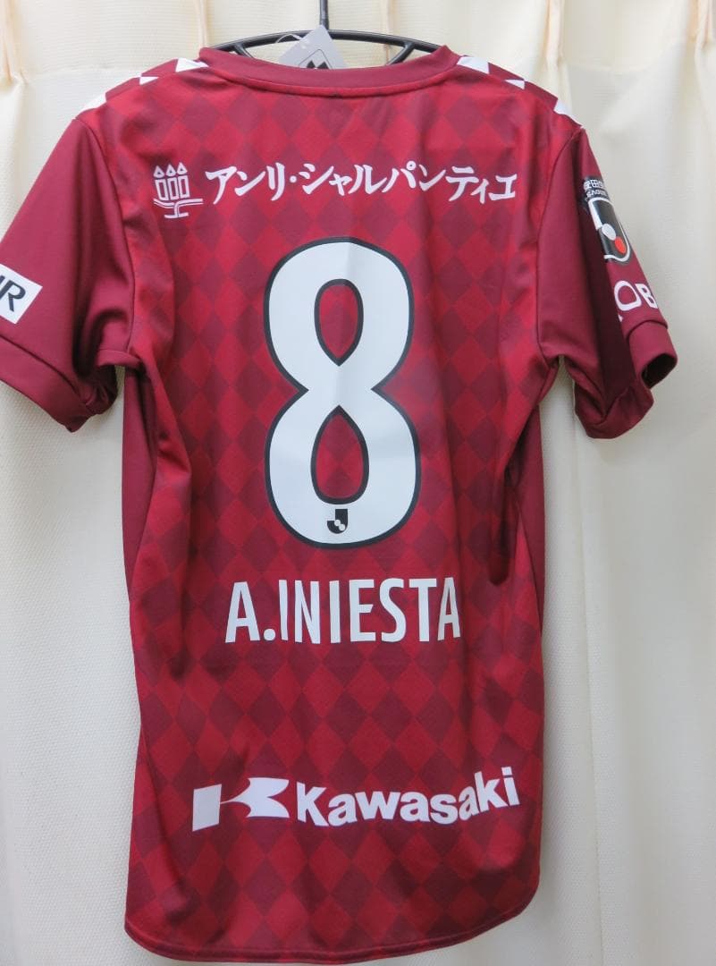 ヴィッセル神戸 イニエスタ選手 ユニフォーム レプリカ L 未使用 タグ付き