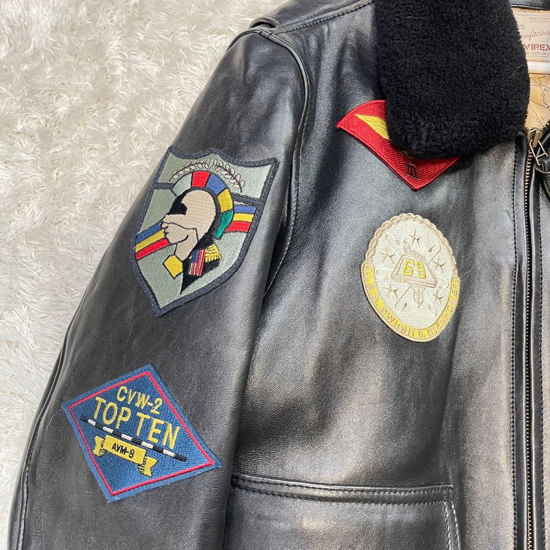 【極美品】アヴィレックス　G-1 フライトジャケット　トップガン XL