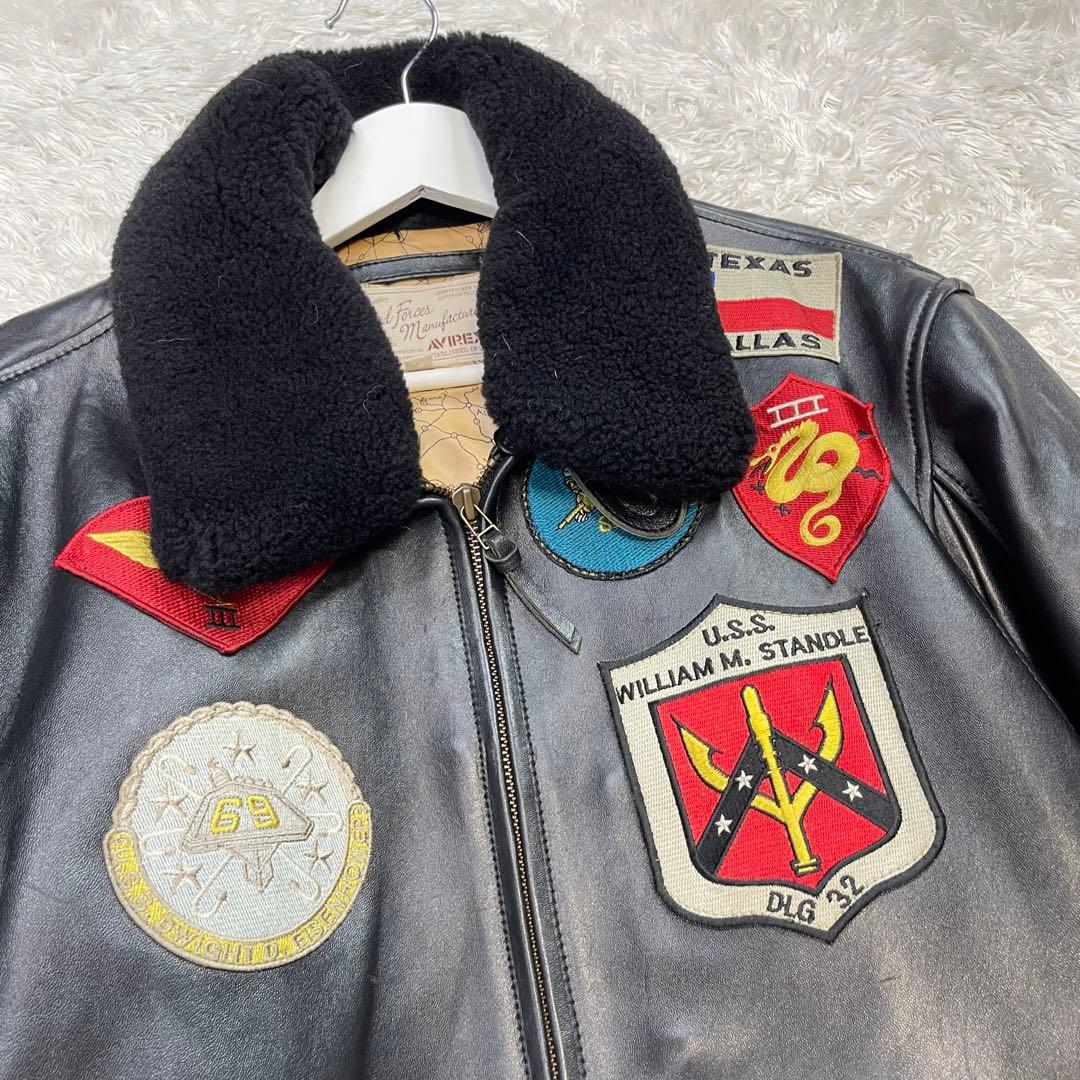 【極美品】アヴィレックス　G-1 フライトジャケット　トップガン XL