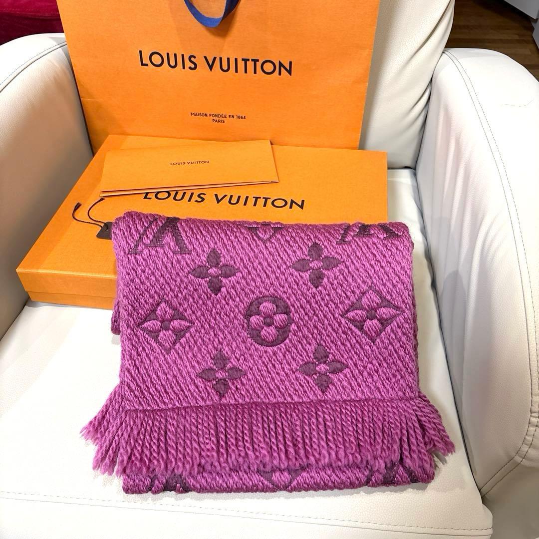 Louis Vuitton エシャルプ ロゴマニア マフラー モノグラム