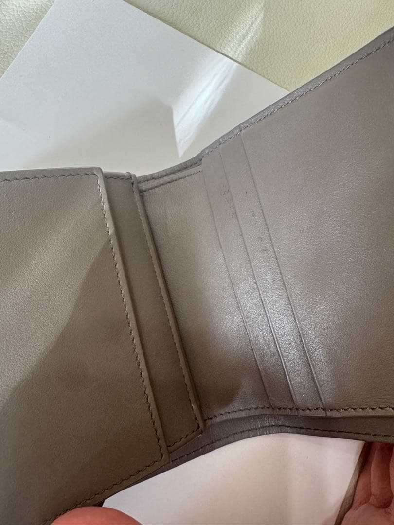 CELINE セリーヌ　ウォレット　二つ折り財布 ベージュ