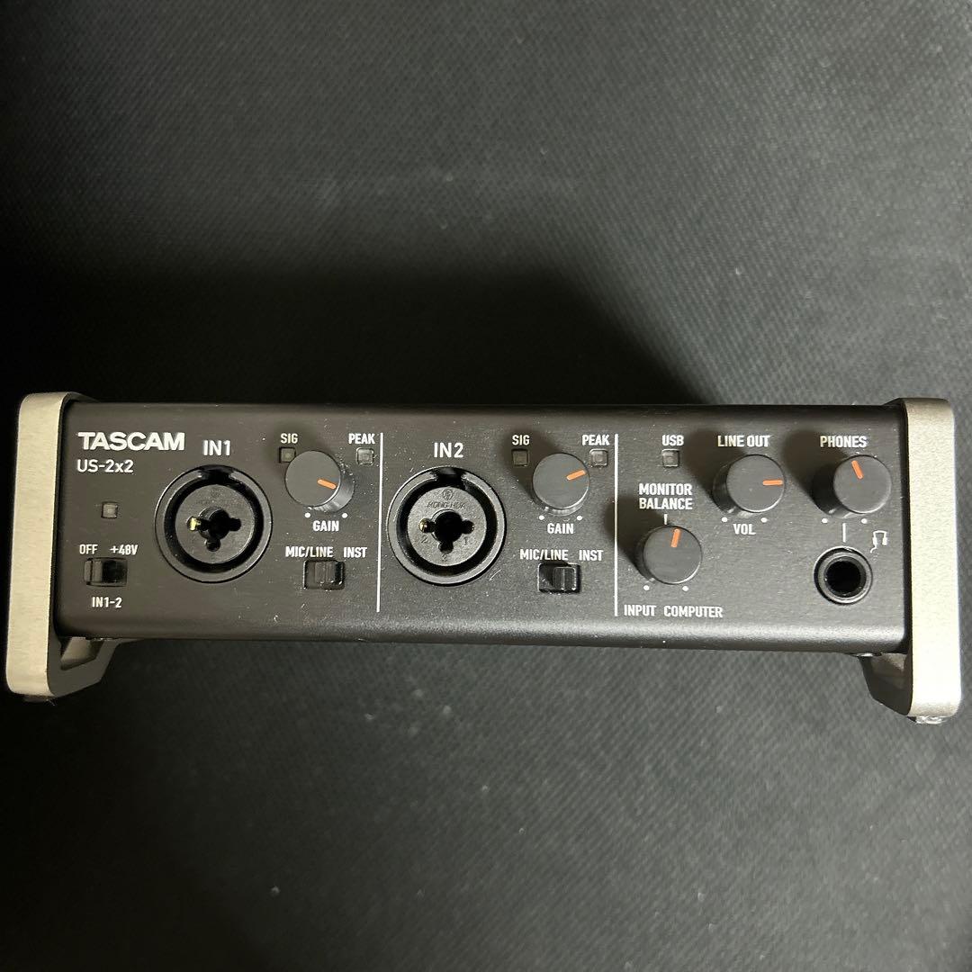 TASCAM US-2x2 オーディオインターフェイス