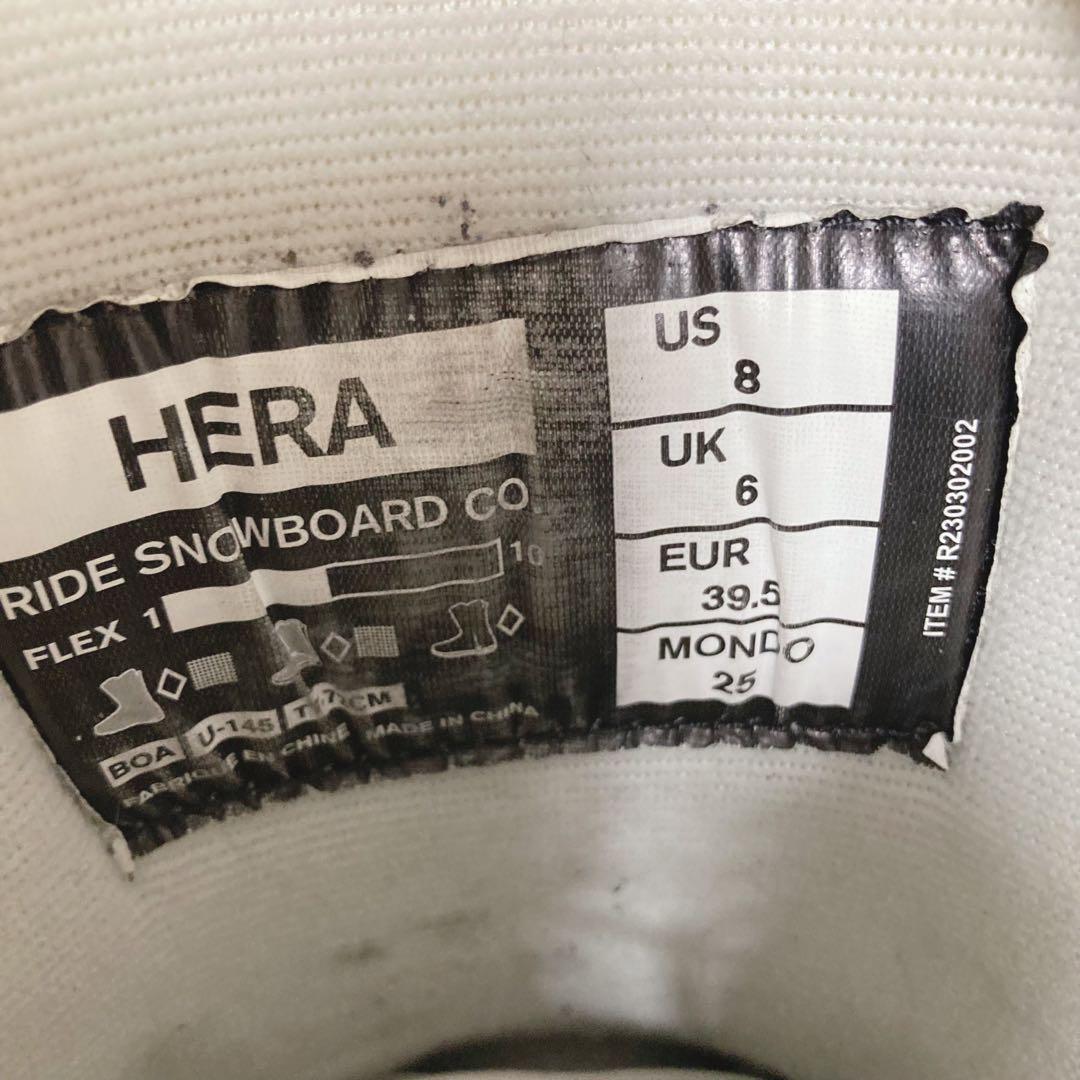 RIDE HERA 23-24 スノボ ブーツ ダブル BOA