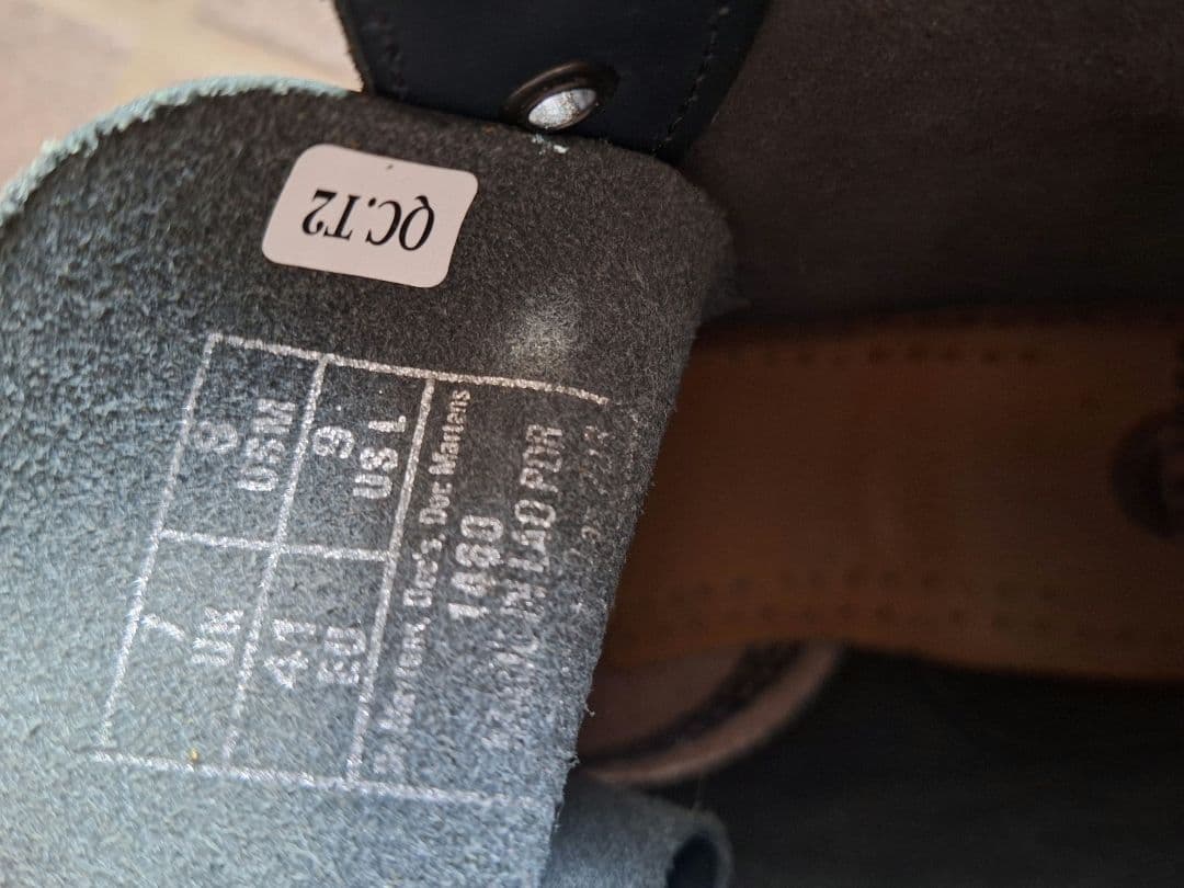 ドクターマーチン　26cm　UK7 ネイビー　Dr. Martens