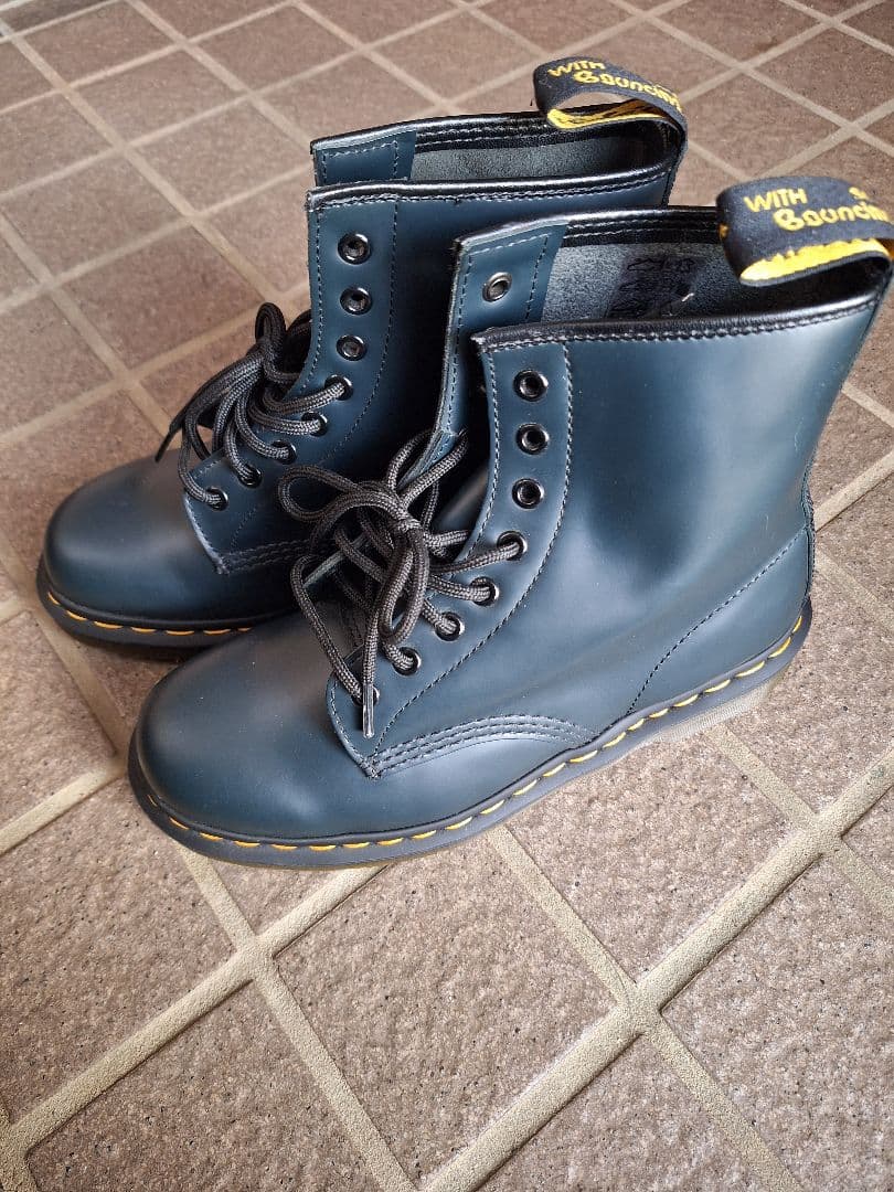 ドクターマーチン　26cm　UK7 ネイビー　Dr. Martens