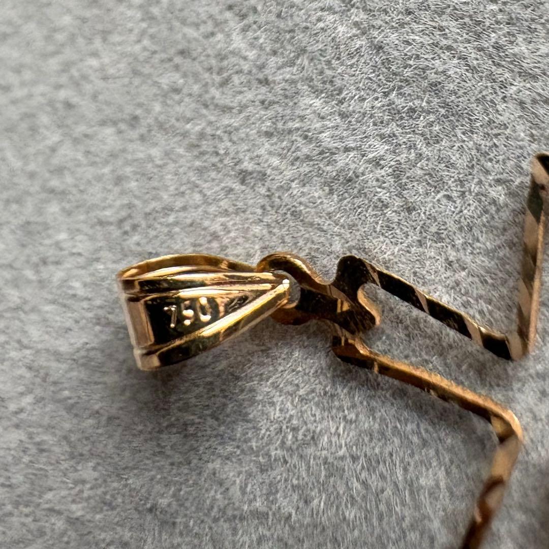 k18YG クロスペンダントトップ