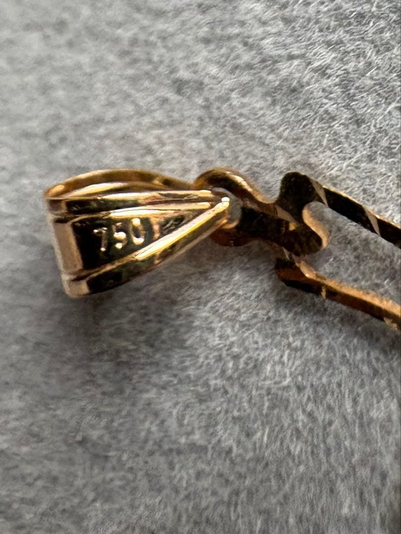 k18YG クロスペンダントトップ