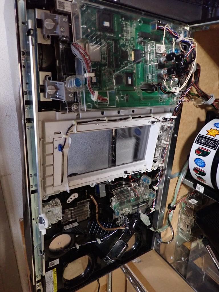 パチスロ　ディスクアップ 実機　5.9号機　5号機　ホワイトパネル