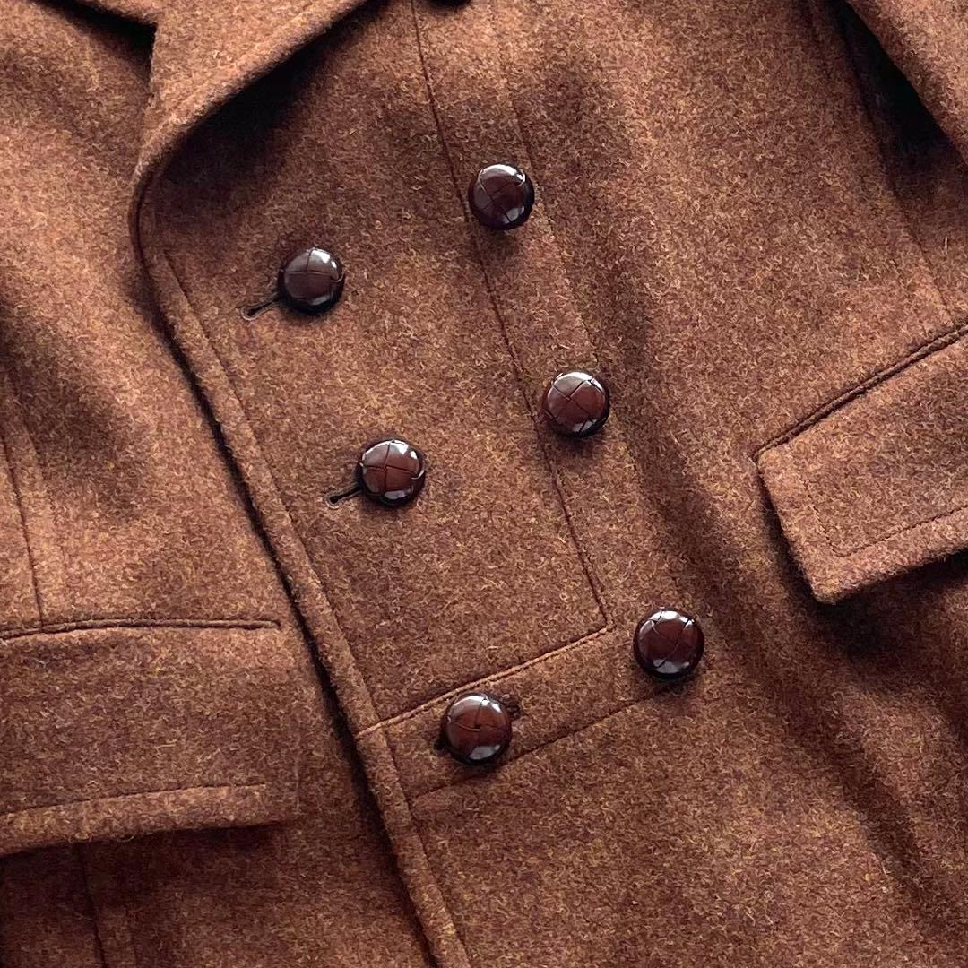 極美品✨バーバリーロンドン メルトンウール ダブルPコート ノバチェック L