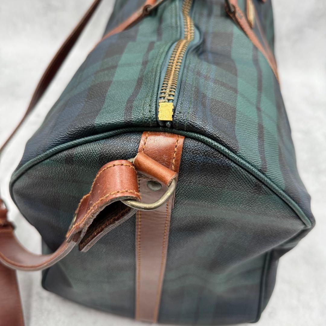 ポロ ラルフローレン PVC レザー ボストンバッグ 2way 大容量