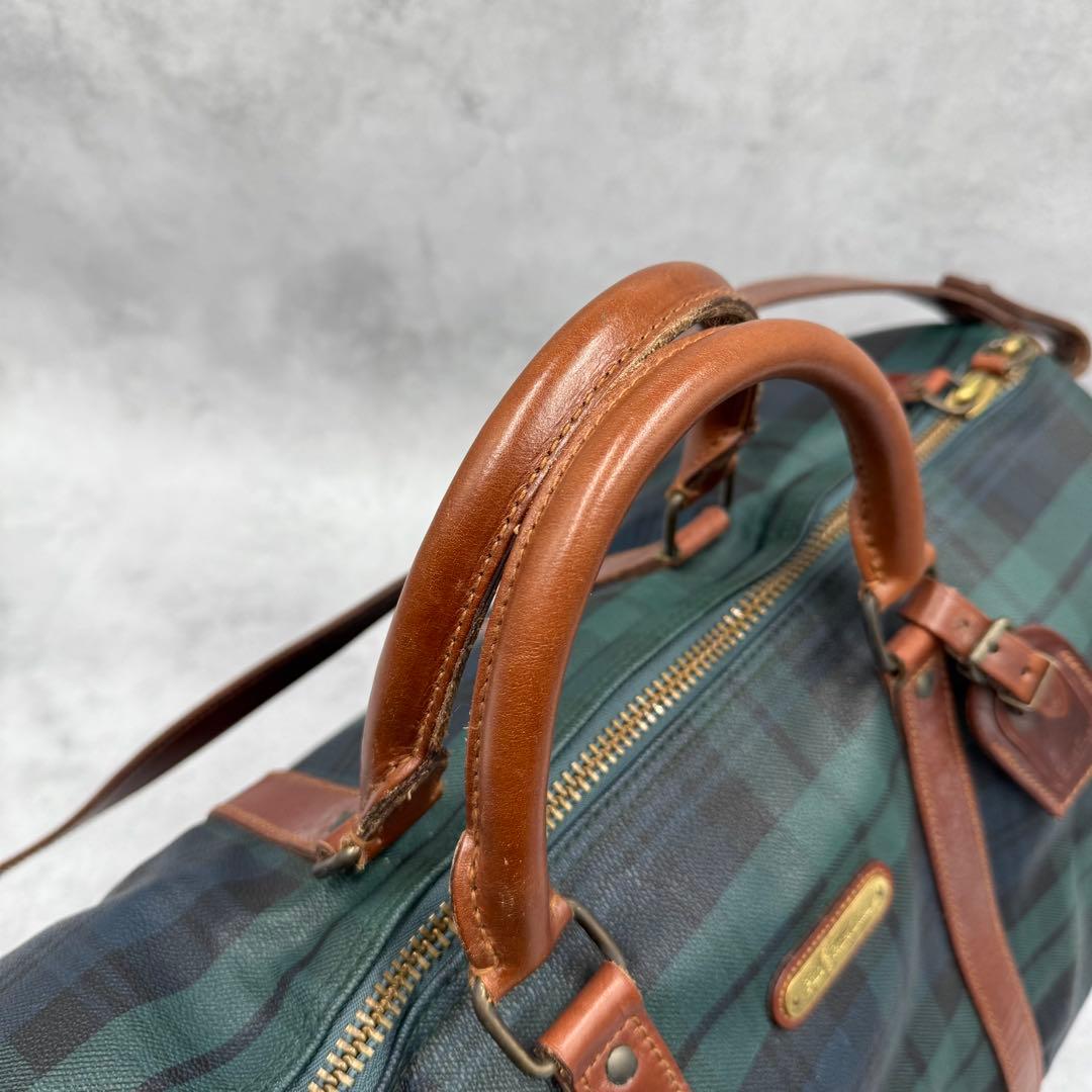 ポロ ラルフローレン PVC レザー ボストンバッグ 2way 大容量