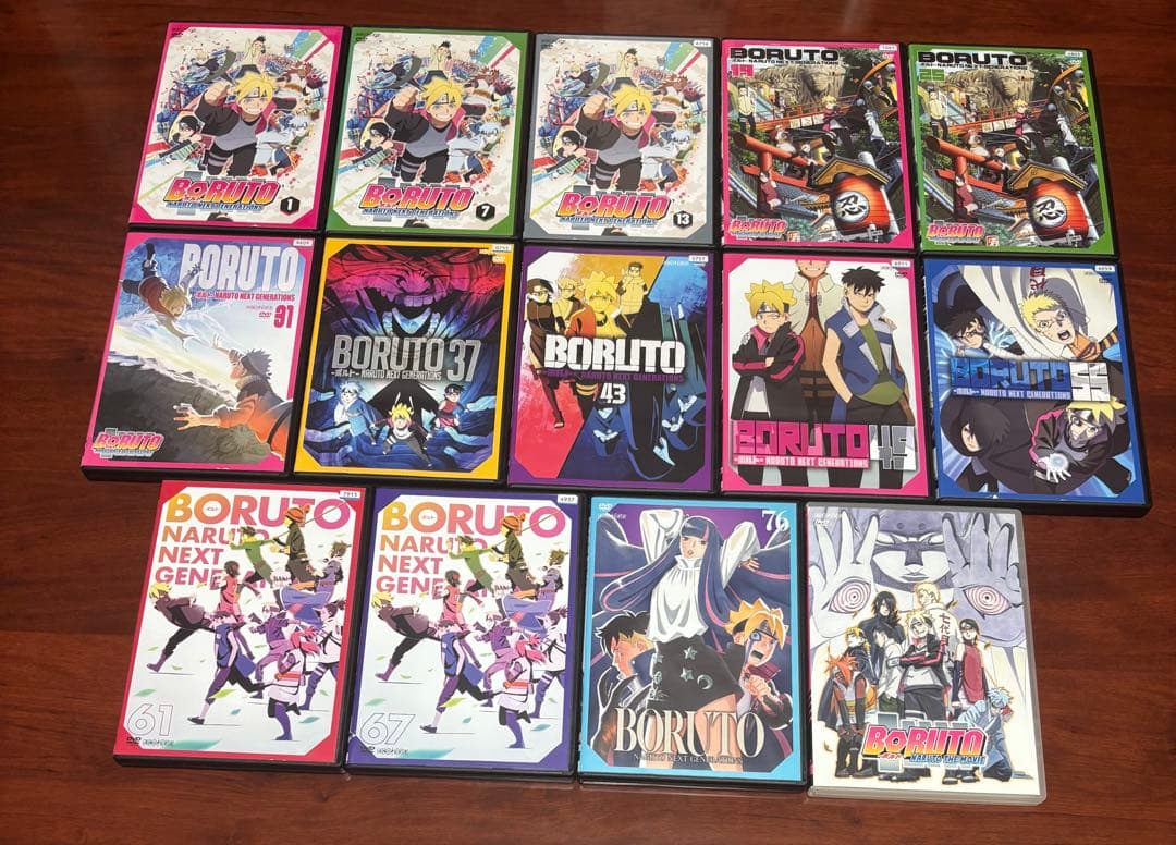 ケース付 ナルト疾風伝+BORUTO(ボルト)+劇場版 全270巻セット dvd